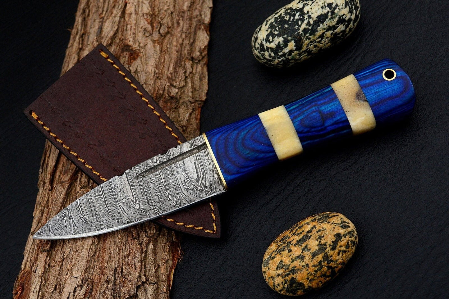 Celtic Scottish Dirk SGIAN DUBH DAGGER Bone Handle Knife. Groomsmen Gifts Terror Defender 