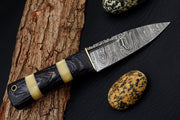 Celtic Scottish Dirk SGIAN DUBH DAGGER Bone Handle Knife. Groomsmen Gifts Terror Defender 