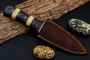 Celtic Scottish Dirk SGIAN DUBH DAGGER Bone Handle Knife. Groomsmen Gifts Terror Defender 