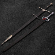 Combo Of 2: Anduril Sword of Narsil the King Aragorn Replica Sword And Thundercat Lionio Sword of Omens Fully Handmade Replica Costume Weapons Terror Defender 