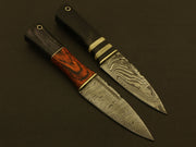 Combo Of 2: Celtic Scottish Dirk SGIAN DUBH DAGGER Bone Handle Knife. Groomsmen Gifts Terror Defender 