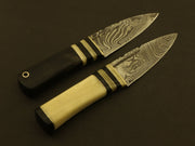 Combo Of 2: Celtic Scottish Dirk SGIAN DUBH DAGGER Bone Handle Knife. Knives Terror Defender 