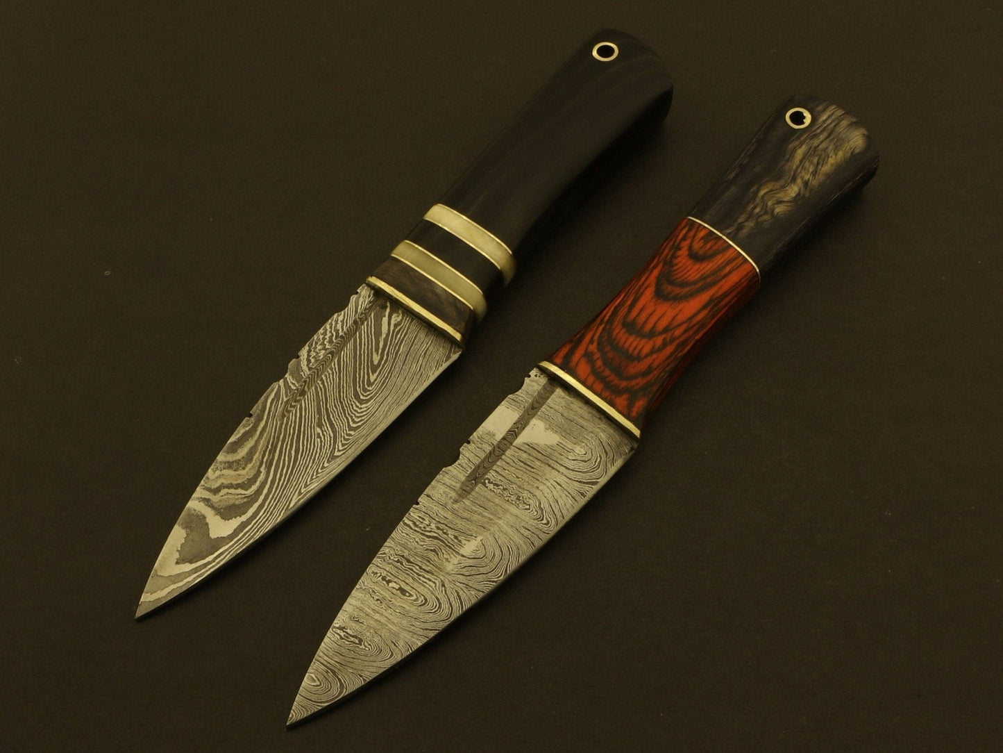 Combo Of 2: Celtic Scottish Dirk SGIAN DUBH DAGGER Bone Handle Knife. Groomsmen Gifts Terror Defender 