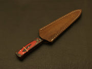 Combo Of 2 : Custom Handmade Damascus Steel Hunting Double Edge Dagger Boot Knife Hunting Terror Defender 