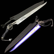 Combo Of 2: Functional Squall Gunblade Revolver Sword Pair Costume Weapons Terror Defender 