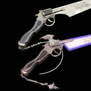 Combo Of 2: Functional Squall Gunblade Revolver Sword Pair Costume Weapons Terror Defender 