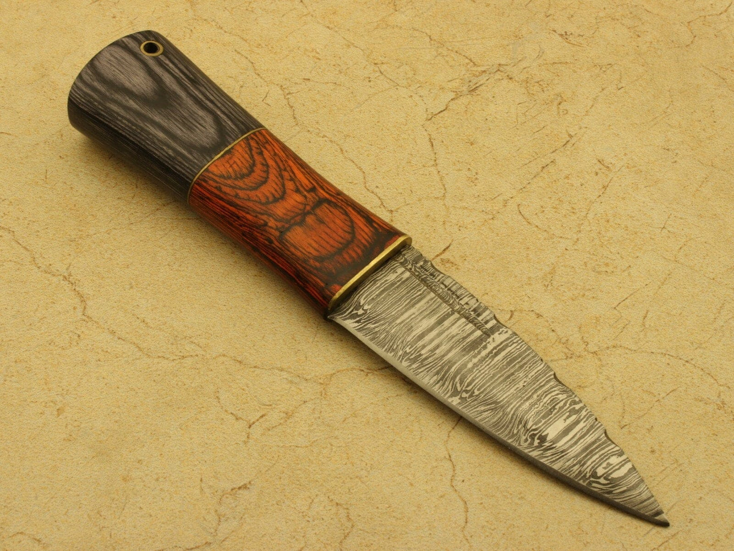 Combo Of 4: Handmade Celtic Scottish - Genuine Damascus Sgian Dubh Dirk knives With Sheath Groomsmen Gifts Terror Defender 