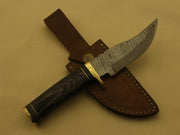 custom 8''in Handmade Damascus Steel Hunting/skinning Knife/pakka Wood Hunting Terror Defender 