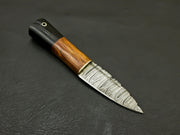 Custom Beautiful Handmade Damascus Steel Serrated Scottish Dirk Knife/ Sheath Hunting Terror Defender 