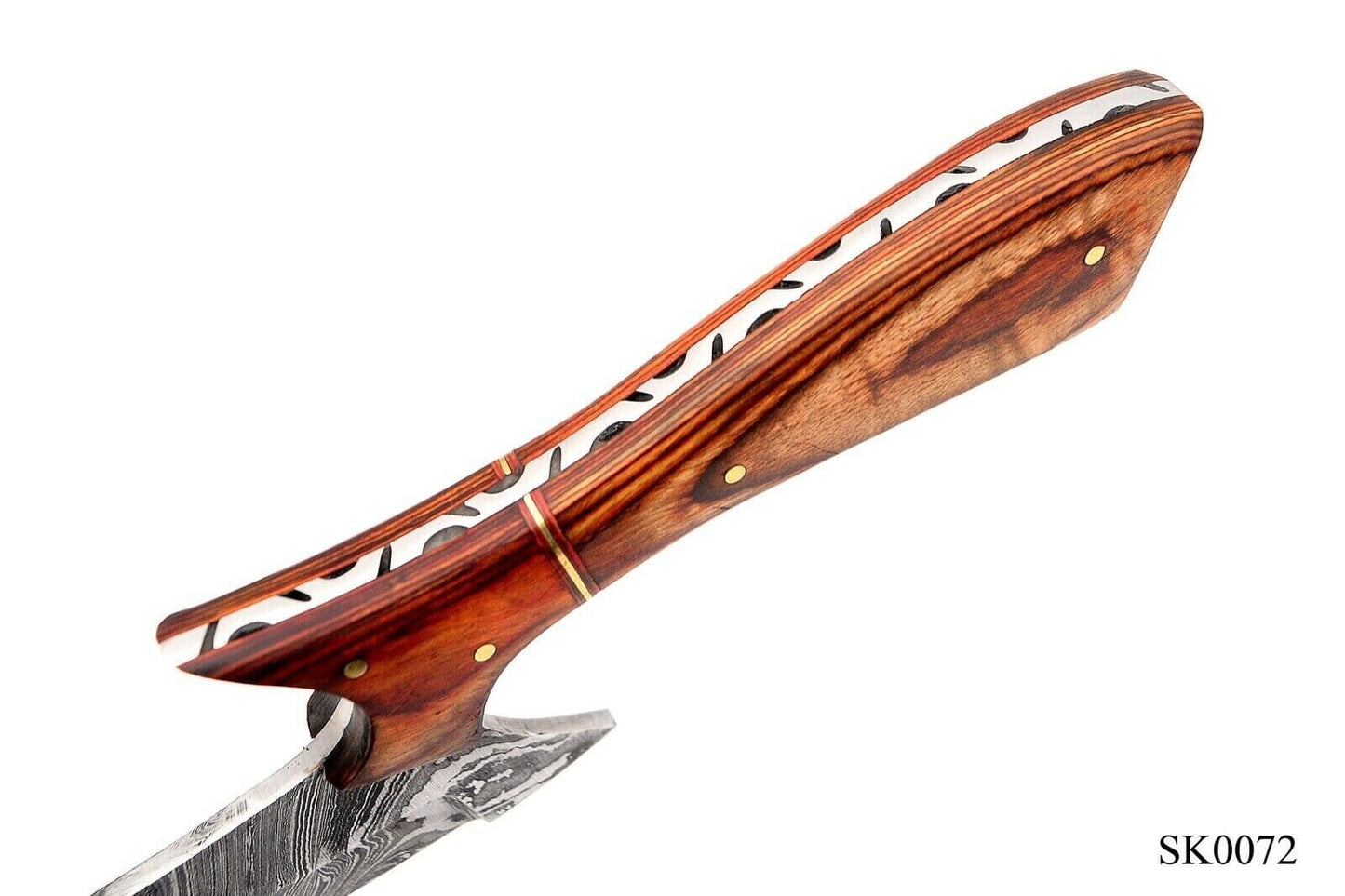 Custom Hand Forged Damascus Steel Hunting Knife With Beautiful Handle Hunting Terror Defender 