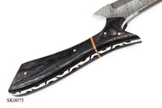 Custom Hand Forged Damascus Steel Hunting Knife With Beautiful Handle Hunting Terror Defender 