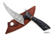 Custom Hand Forged Damascus Steel Hunting Knife With Beautiful Handle Hunting Terror Defender 