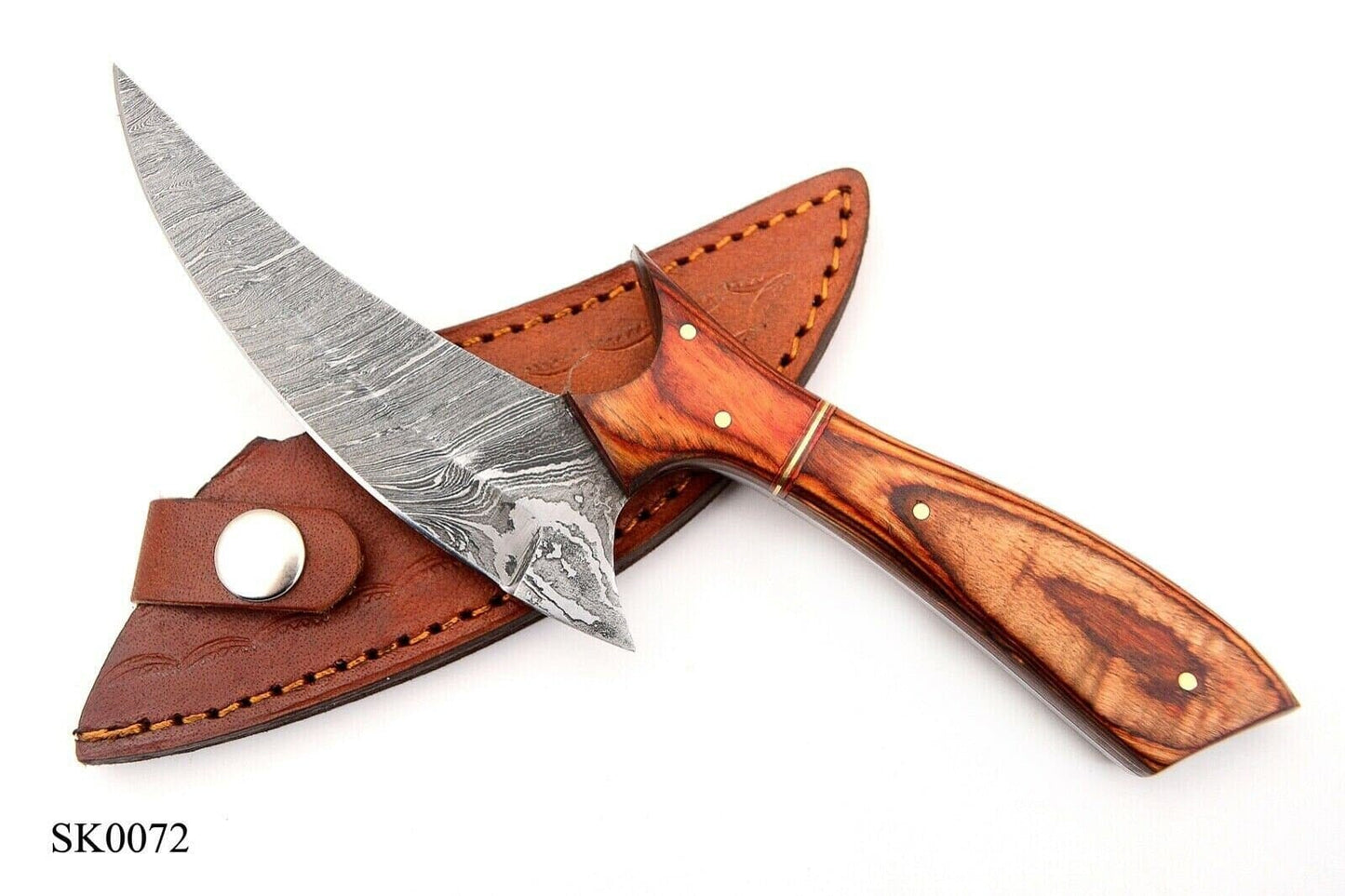 Custom Hand Forged Damascus Steel Hunting Knife With Beautiful Handle Hunting Terror Defender 