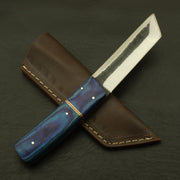 Custom Handmade 9''inch High Carbon steel Dagger Knife/Skinning Knife/PAKKA/Rose/Wood/Sheath Hunting Terror Defender 