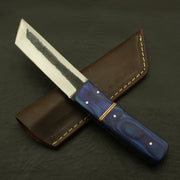 Custom Handmade 9''inch High Carbon steel Dagger Knife/Skinning Knife/PAKKA/Rose/Wood/Sheath Hunting Terror Defender 