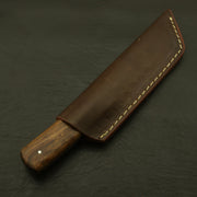 Custom Handmade 9''inch High Carbon steel Tanto Knife/Skinning Knife/PAKKA/Rose/Wood/Sheath Hunting Terror Defender 