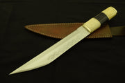 Custom Handmade Dagger D2 stainless Steel Blade,with pattern / Warrior Dagger / Sheath Costume Weapons Terror Defender 