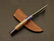 Custom Handmade Damascus Steel Handle pakka/rosewood Hunting Skinning Knife Camping Terror Defender 