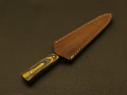 Custom Handmade Damascus Steel Hunting Double Edge Dagger Boot Knife Hunting Terror Defender 