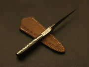 Custom Handmade Damascus Steel Hunting Double Edge Dagger Boot Knives Camping Terror Defender 