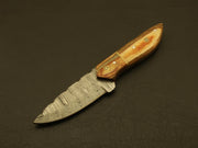 Custom Handmade Damascus steel Hunting Knife Fixed Blade With sheath Hunting Terror Defender 