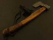 Custom Handmade Forged Damascus Steel Tomahawk, Hatchet,Axe,Integral,Axe Camping Terror Defender 