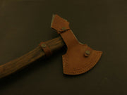 Custom Handmade Forged Damascus Steel Tomahawk, Hatchet,Axe,Integral,Axe Camping Terror Defender 