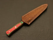 custom Handmade Hand knives D2 stainless steel Hunting /Skinning Knife with leather sheath Knives Terror Defender 