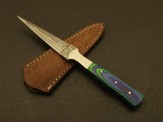 Custom Handmade knives Damascus Steel Hunting /Skinning Knife/sheath Hunting Terror Defender 