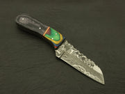 Cutting Edge Custom Hand Forged superb pattern Damascus Steel 7" Hunting/skinning Knife/paka/rose/wood/sheath Costume Weapons Terror Defender 