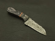 Cutting Edge Custom Hand Forged superb pattern Damascus Steel 7" Hunting/skinning Knife/paka/rose/wood/sheath Hunting Terror Defender 