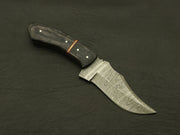 Cutting Edge Custom Handmade Damascus Steel 8" Hunting/skinning Knife/paka/rose/wood/sheath Hunting Terror Defender 