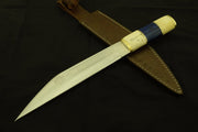 Fancy Gladius Custom Handmade Dagger D2 stainless Steel Blade,with pattern / Warrior Dagger / Sheath Hunting Terror Defender 