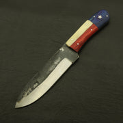 Forged in Fire: Handcrafted High Carbon Steel Knife full Tang Hunting Skinner Knife with sheath Hunting Terror Defender 