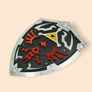 Fully Handmade Link Dark Hylian Shield Replica from Video Game (Black Edition) Costume Weapons Terror Defender 