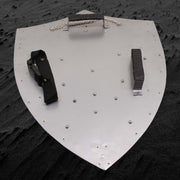 Fully Handmade Link Dark Hylian Shield Replica from Video Game (Blue Edition) Costume Weapons Terror Defender 