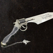 Functional Squall Gunblade Revolver Sword Costume Weapons Terror Defender 