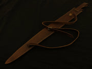 Hand Forged D2 Steel Sword With Leather Sheath Costume Weapons Terror Defender 