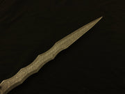 Hand Forged Damascus Steel Sword With Leather Sheath Costume Weapons Terror Defender 