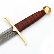 Hand Forged Full Tang Battle Cry Damascus Berserker Sword | Battle Ready Costume Weapons Terror Defender 