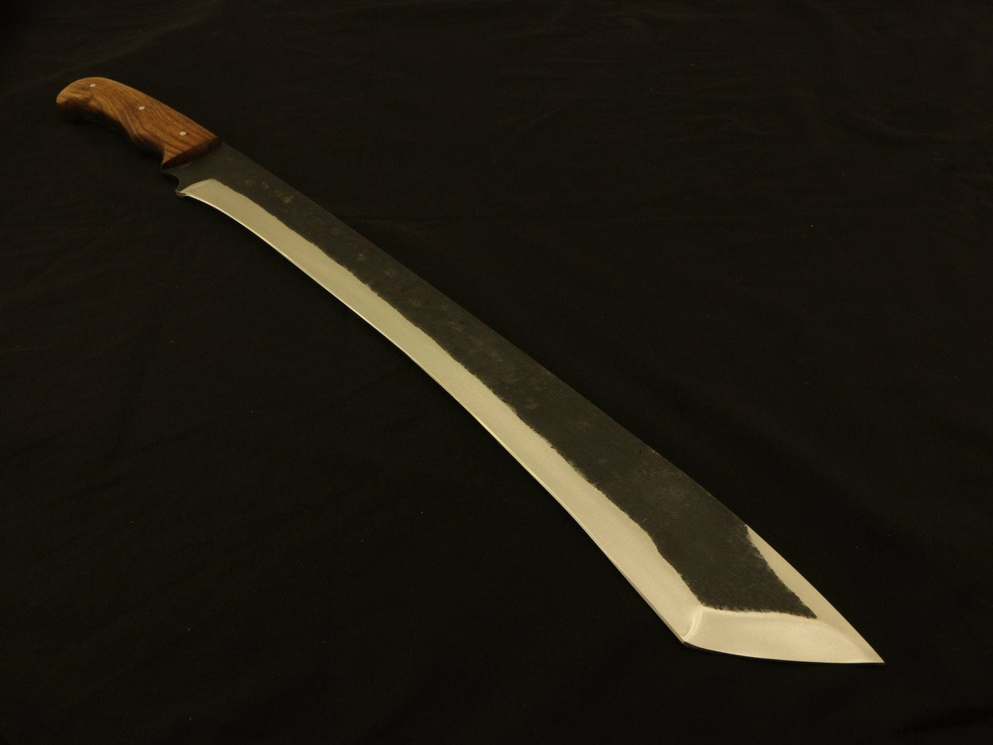 Hand Forged High Carbon Steel Hunting Machete Comes With Leather Sheath Costume Weapons Terror Defender 