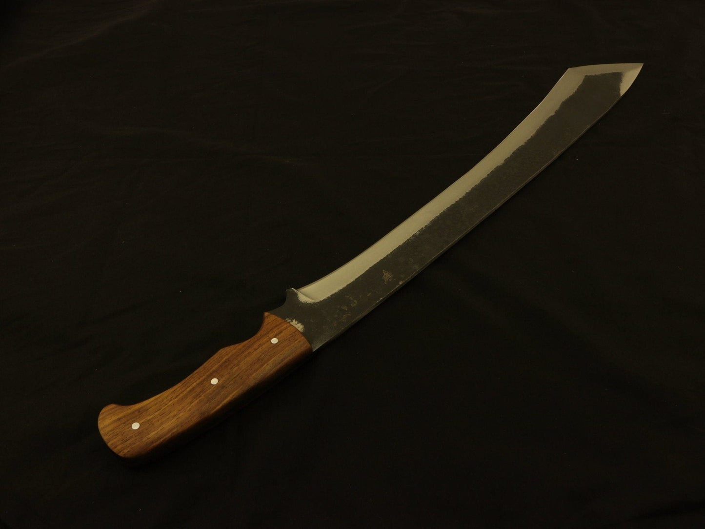 Hand Forged High Carbon Steel Hunting Machete Comes With Leather Sheath Costume Weapons Terror Defender 