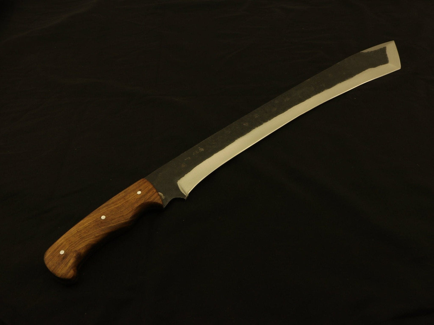 Hand Forged High Carbon Steel Hunting Machete Comes With Leather Sheath Costume Weapons Terror Defender 