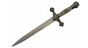 Hand Forged Knight's Dagger II With Scabbard Costume Weapons Terror Defender 