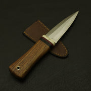 Handcrafted Stainless Steel Scottish Dirk Knife +Sheath True Masterpiece Bolster Hunting Terror Defender 