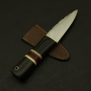 Handcrafted Stainless Steel Serrated Edge Scottish Dirk Knife with Custom Sheath Hunting Terror Defender 