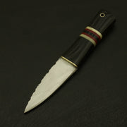 Handcrafted Stainless Steel Serrated Edge Scottish Dirk Knife with Custom Sheath Hunting Terror Defender 