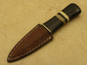 Handmade Celtic Scottish - Genuine Damascus Sgian Dubh Dirk knife Groomsmen Gifts Terror Defender 