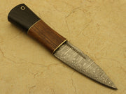 Handmade Celtic Scottish - Genuine Damascus Sgian Dubh Dirk knife Knives Terror Defender 