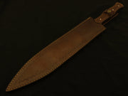 Handmade Custom D2 Steel Dagger Bowie Hunting Sword With Sheath Costume Weapons Terror Defender 